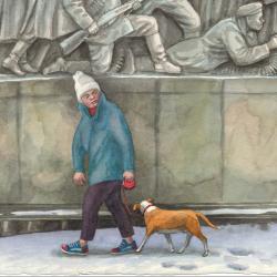 Выставка Алёны Дергилёвой «Непричёсанная Москва»