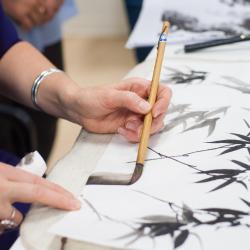 День горы Фудзи — мастер-класс по суми-э