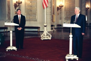 Президент США Уилям Дж. (Билл) Клинтон и президент РФ Б.Н. Ельцин