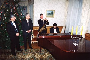 Президент РФ Б.Н. Ельцин и президент США Уилям Дж. (Билл) Клинтон 