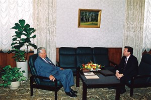 Встреча Президента РФ Б.Н. Ельцина с председателем Государственной Думы И.П.Рыбкиным