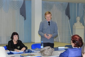 Авторский вечер Киры Сапгир в библиотеке имени Белинского, Екатеринбург. 20 марта 2015