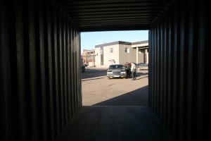 Транспортировка бронированного ЗИЛа Б.Н. Ельцина