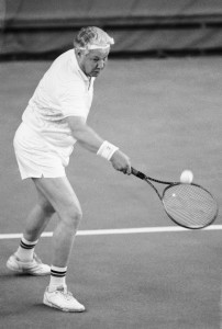  Борис Ельцин на теннисном корте  