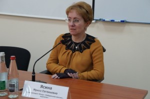 Ирина Ясина на Ельцинском семинаре «Я думаю!» в Нижнем Новгороде