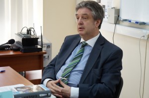 Заместитель директора Фонда Ельцина Евгений Волк на Ельцинском семинаре «Я думаю!» в Нижнем Новгороде