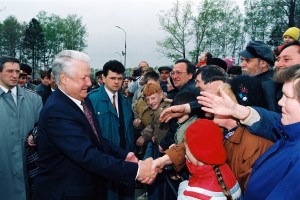 Участие президента РФ Б.Н. Ельцина в праздничных мероприятиях, посвященных 49-й годовщине Победы в Великой Отечественной войне 1941-1945 гг.