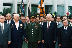 Участие президента РФ Б.Н. Ельцина в праздничных мероприятиях, посвященных 49-й годовщине Победы в Великой Отечественной войне 1941-1945 гг.