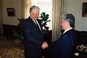 Встреча президента РФ Б.Н. Ельцина с президентом Республики Саха (Якутия) М.Е. Николаевым