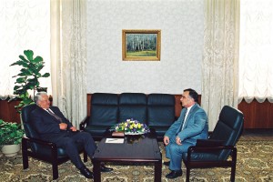 Встреча президента РФ Б.Н. Ельцина с председателем Федерации товаропроизводителей России (ФТР) Ю.В. Скоковым