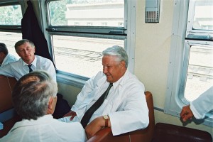 Рабочая поездка президента РФ Б.Н. Ельцина в Красноярский край