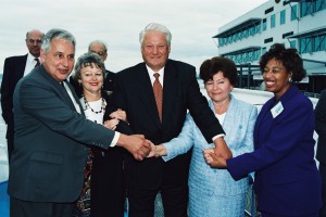 Визит президента РФ Б.Н. Ельцина и Н.И. Ельциной в США