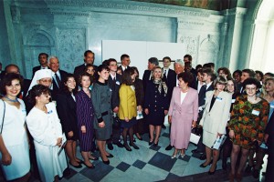 Визит президента РФ Б.Н. Ельцина и Н.И. Ельциной в США