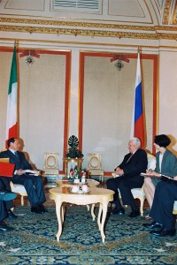 Официальный визит в РФ Председателя Совета министров Италии Сильвио Берлускони с супругой