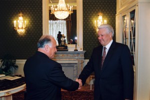 Встреча президента РФ Б.Н. Ельцина с председателем Правительства РФ В.С. Черномырдиным