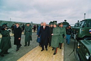 Рабочая поездка президента РФ Б.Н. Ельцина в Псковскую область