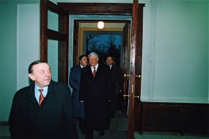 Рабочая поездка президента РФ Б.Н. Ельцина в Псковскую область