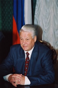 Запись телевизионного обращения президента РФ Б.Н. Ельцина