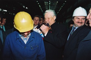 Рабочая поездка президента РФ Б.Н. Ельцина в Липецкую область