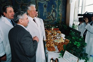 Рабочая поездка президента РФ Б.Н. Ельцина в Липецкую область