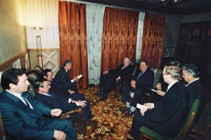 Рабочая поездка президента РФ Б.Н. Ельцина в Липецкую область