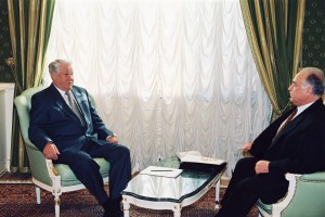 Встреча президента РФ Б.Н. Ельцина с председателем Правительства РФ В.С. Черномырдиным
