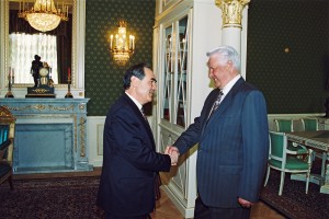 Встреча президента РФ Б.Н. Ельцина с президентом Татарстана М.Ш. Шаймиевым