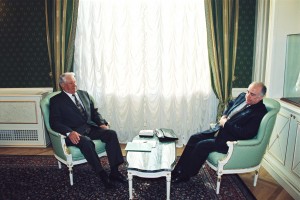 Встреча президента РФ Б.Н. Ельцина с председателем Правительства РФ В.С. Черномырдиным