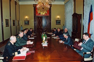Совещание президента РФ Б.Н. Ельцина по проблемам российско-украинских отношений