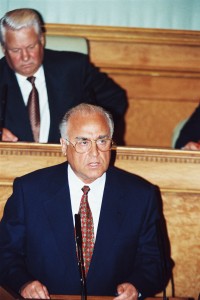 Участие президента РФ Б.Н. Ельцина в заседании Правительства РФ по бюджетному посланию