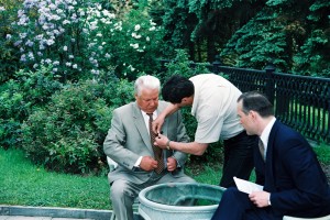 Эксклюзивное интервью президента РФ Б.Н. Ельцина Общественному российскому телевидению