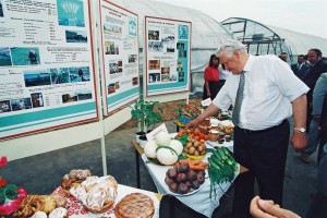 Посещение президента РФ Б.Н. Ельцина Московской области  Истринский и Дмитровский районы