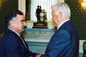 Встреча президента РФ Б.Н. Ельцина с президентом Кабардино-Балкарской республики В.М. Коковым