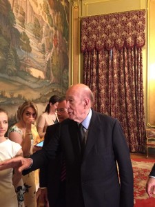  Президент Франции с 1974 по 1981 год Валери Жискар д'Эстен на презентации своей книги "Победа Великой армии" в Москве