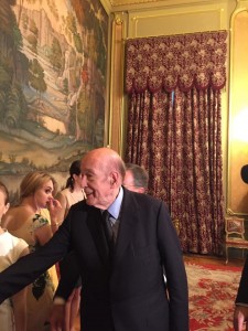  Президент Франции с 1974 по 1981 год Валери Жискар д'Эстен на презентации своей книги "Победа Великой армии" в Москве