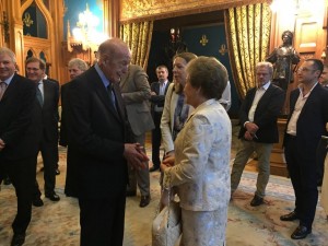 Президент Франции с 1974 по 1981 год Валери Жискар д'Эстен и Наина Ельцина