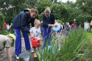 Сборная России. Аллея спорта. Перед стартом XIII Кубка Ельцина по волейболу