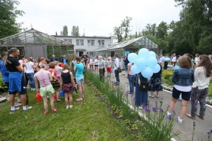 Аллея спорта. Перед стартом XIII Кубка Ельцина по волейболу