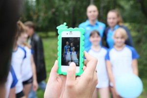 Аллея спорта. Перед стартом XIII Кубка Ельцина по волейболу