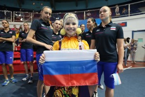 Российская сборная. Открытие Кубка Ельцина по волейболу