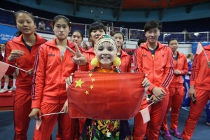 Сборная Китая. Открытие Кубка Ельцина по волейболу во дворце игровых видов спорта в Екатеринбурге