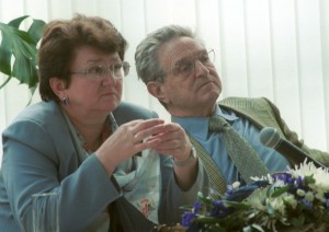 Екатерина Гениева и Джордж Сорос