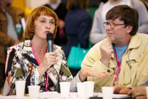 Елена Матвеева и Евгений Касимов. ИННОПРОМ 2015 