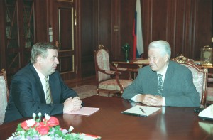 Встреча Бориса Ельцина и Геннадия Селезнева (1997 г.)