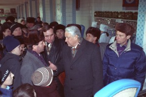 Поездка Бориса Ельцина в Брянскую область, г. Новозыбков