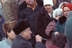 Поездка Бориса Ельцина в Брянскую область, г. Новозыбков