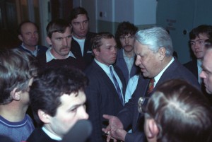 Поездка Бориса Ельцина в Брянскую область, г. Новозыбков