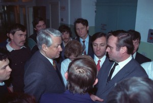 Поездка Бориса Ельцина в Брянскую область, г. Новозыбков