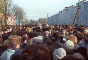 Поездка Бориса Ельцина в Брянскую область, г. Новозыбков