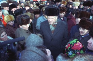 Поездка Бориса Ельцина в Брянскую область, г. Новозыбков